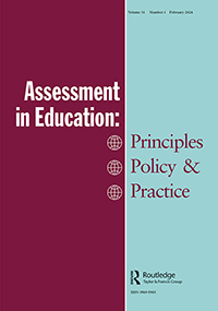 Cover image for Assessment in Education: Principles, Policy & Practice, Volume 31, Issue 1