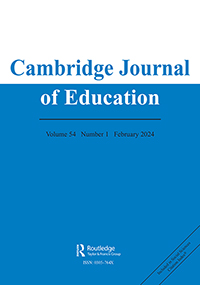 Cover image for Cambridge Journal of Education, Volume 54, Issue 1