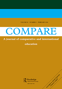 Cover image for Compare: A Journal of Comparative and International Education, Volume 54, Issue 2