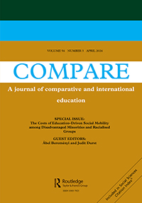 Cover image for Compare: A Journal of Comparative and International Education, Volume 54, Issue 3