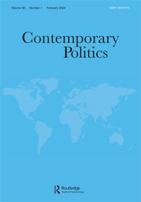 Cover image for Contemporary Politics, Volume 30, Issue 1