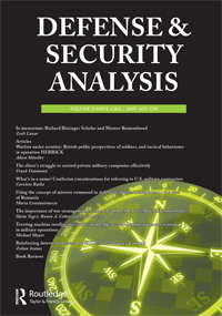Cover image for Defense & Security Analysis, Volume 39, Issue 4