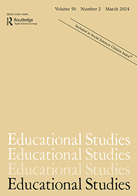 Cover image for Educational Studies, Volume 50, Issue 2