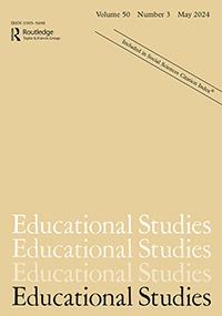 Cover image for Educational Studies, Volume 50, Issue 3