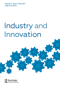 Cover image for Industry and Innovation, Volume 31, Issue 4
