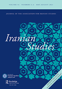 Cover image for Iranian Studies, Volume 54, Issue 3-4