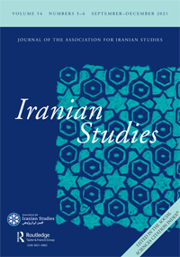 Cover image for Iranian Studies, Volume 54, Issue 5-6