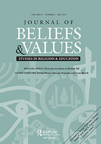 Cover image for Journal of Beliefs & Values, Volume 45, Issue 2