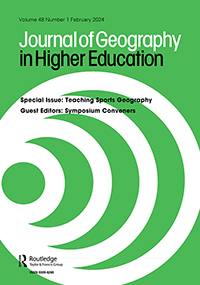 Cover image for Journal of Geography in Higher Education, Volume 48, Issue 1