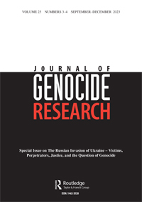 Cover image for Journal of Genocide Research, Volume 25, Issue 3-4