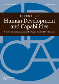 Cover image for Journal of Human Development and Capabilities, Volume 25, Issue 2