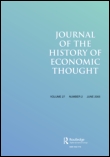 Cover image for Journal of the History of Economic Thought, Volume 29, Issue 3
