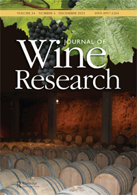 Cover image for Journal of Wine Research, Volume 34, Issue 4