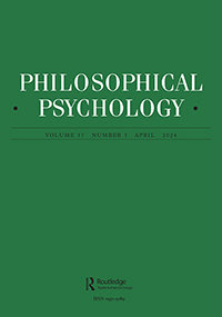 Cover image for Philosophical Psychology, Volume 37, Issue 3