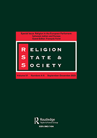 Cover image for Religion, State and Society, Volume 51, Issue 4-5