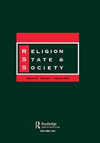 Cover image for Religion, State and Society, Volume 52, Issue 1