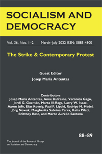 Cover image for Socialism and Democracy, Volume 36, Issue 1-2