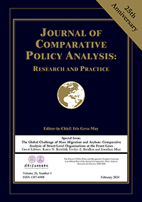 Cover image for Journal of Comparative Policy Analysis: Research and Practice, Volume 26, Issue 1