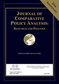 Cover image for Journal of Comparative Policy Analysis: Research and Practice, Volume 26, Issue 2