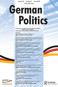 Cover image for German Politics, Volume 33, Issue 2