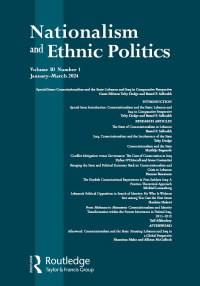 Cover image for Nationalism and Ethnic Politics, Volume 30, Issue 1
