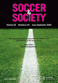 Cover image for Soccer & Society, Volume 25, Issue 4-6