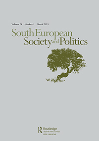 Cover image for South European Society and Politics, Volume 28, Issue 1