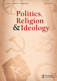 Cover image for Politics, Religion & Ideology, Volume 24, Issue 4