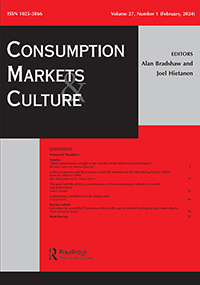 Cover image for Consumption Markets & Culture, Volume 27, Issue 1