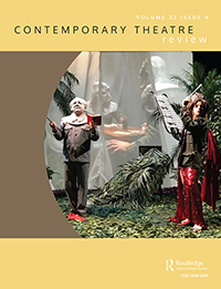 Cover image for Contemporary Theatre Review, Volume 33, Issue 4