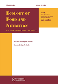 Cover image for Ecology of Food and Nutrition, Volume 63, Issue 2