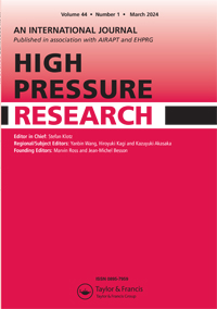 Cover image for High Pressure Research, Volume 44, Issue 1