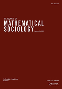 Cover image for The Journal of Mathematical Sociology, Volume 48, Issue 3