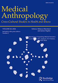 Cover image for Medical Anthropology, Volume 43, Issue 2