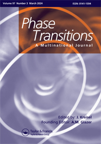 Cover image for Phase Transitions, Volume 97, Issue 3