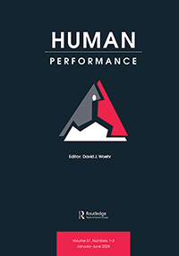 Cover image for Human Performance, Volume 37, Issue 1-2