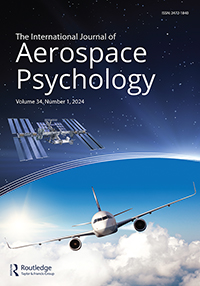 Cover image for The International Journal of Aerospace Psychology, Volume 34, Issue 1