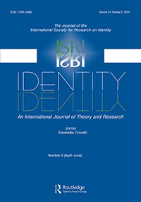 Cover image for Identity, Volume 24, Issue 2