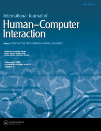 Cover image for International Journal of Human–Computer Interaction, Volume 40, Issue 9