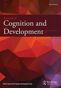 Cover image for Journal of Cognition and Development, Volume 25, Issue 1