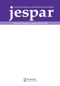 Cover image for Journal of Education for Students Placed at Risk (JESPAR), Volume 29, Issue 1
