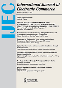 Cover image for International Journal of Electronic Commerce, Volume 28, Issue 2