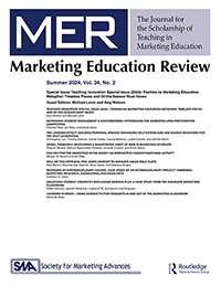 Cover image for Marketing Education Review, Volume 34, Issue 2