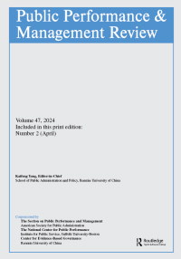 Cover image for Public Performance & Management Review, Volume 47, Issue 2