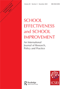 Cover image for School Effectiveness and School Improvement, Volume 34, Issue 4