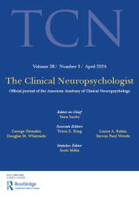 Cover image for The Clinical Neuropsychologist, Volume 38, Issue 3
