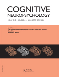 Cover image for Cognitive Neuropsychology, Volume 40, Issue 5-6