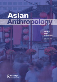 Cover image for Asian Anthropology, Volume 22, Issue 4