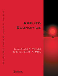 Cover image for Applied Economics, Volume 56, Issue 32