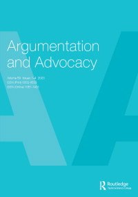 Cover image for Argumentation and Advocacy, Volume 59, Issue 1-4